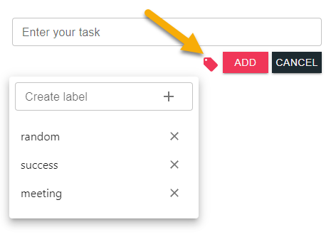 create label